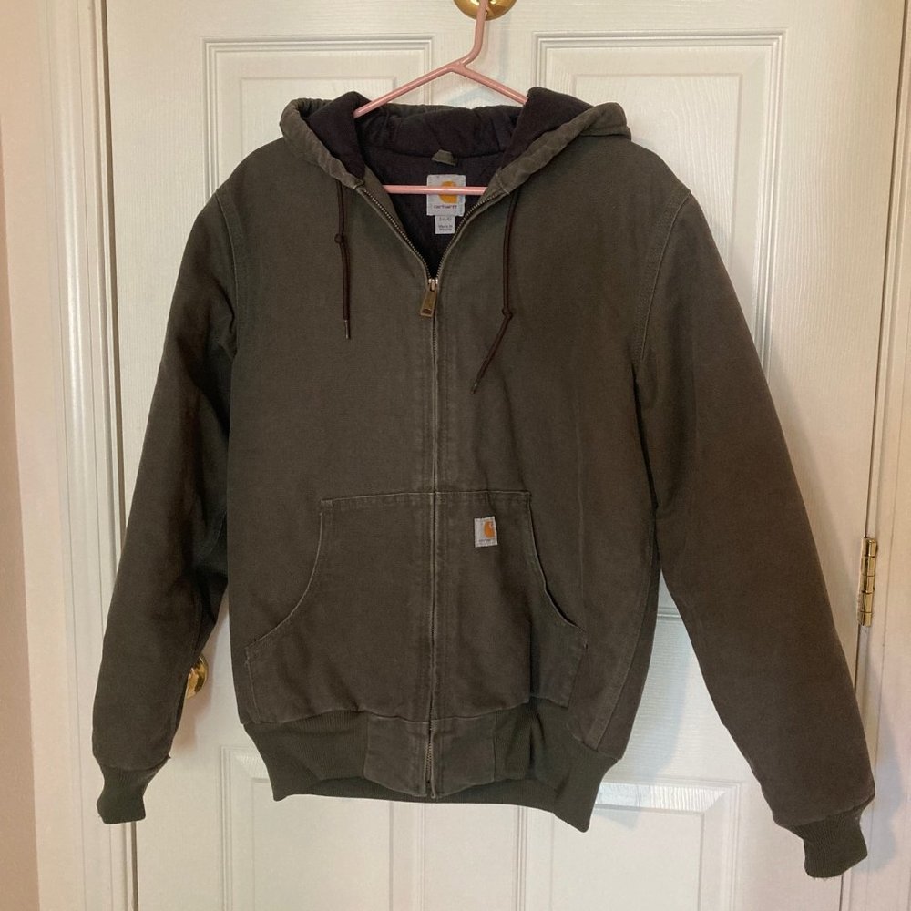 Carhartt WJ130 - Women's Sandstone Active Jacket - Quilt Flannel Lined